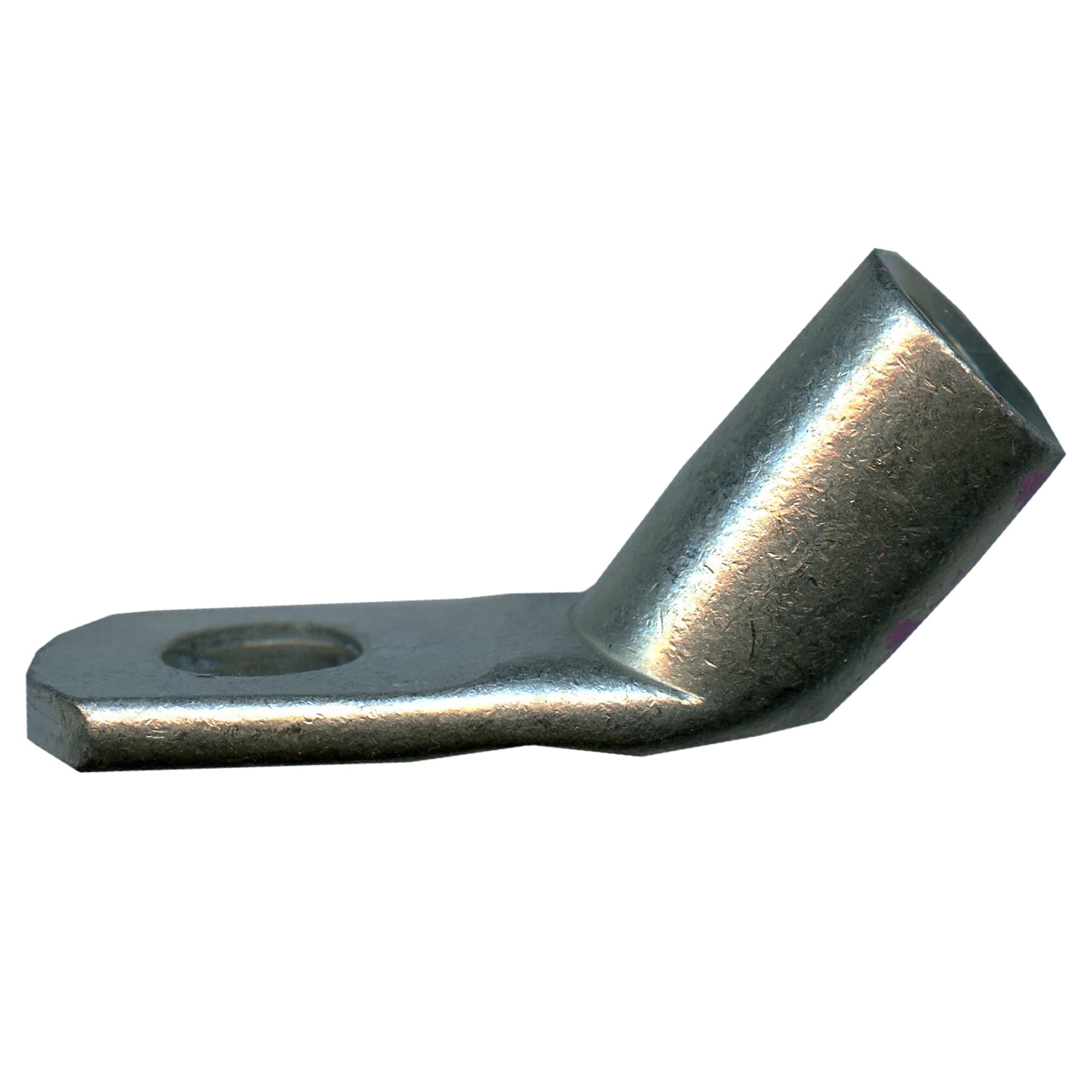Mega HD Copper Lug - Plated 45-Deg 2-1 AWG 3/8" Stud Pink - 5 Pack