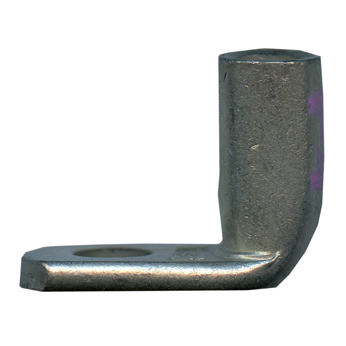 Mega HD Copper Lug - Plated 90-Deg 2-1 AWG 3/8" Stud Pink - 5 Pack