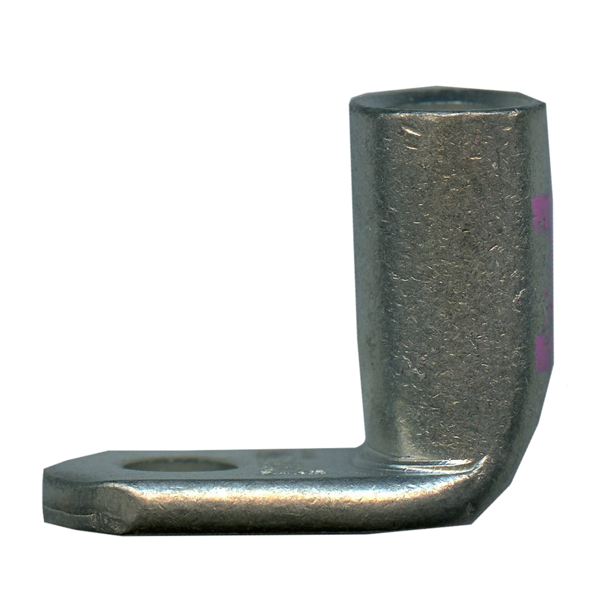 Mega HD Copper Lug - Plated 90-Deg 2-1 AWG 5/16" Stud Pink - 5 Pack