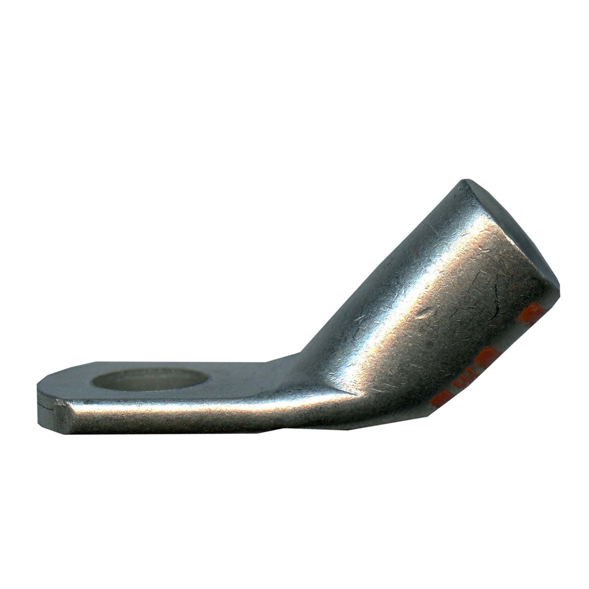 Mega HD Copper Lug - Plated 45-Deg 2/0 AWG 1/2" Stud Orange - 5 Pack
