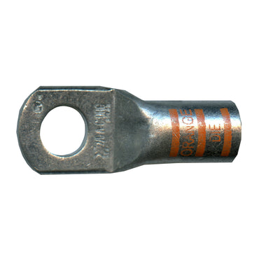 Mega HD Copper Lug - Plated 2/0 AWG 1/2" Stud Orange - 5 Pack