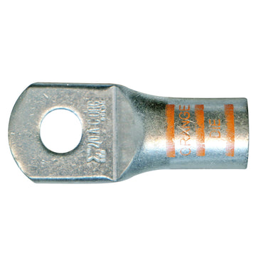 Mega HD Copper Lug - Plated 2/0 AWG 3/8" Stud Orange - 50 Pack