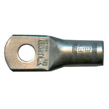 Mega HD Copper Lug - Plated 4 AWG 1/4" Stud Gray - 5 Pack