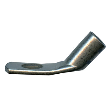 Mega HD Copper Lug - Plated 45-Deg 4 AWG 3/8" Stud Gray - 50 Pack
