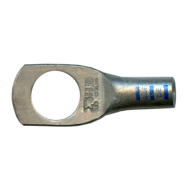 Mega HD Copper Lug - Plated 6 AWG 1/2" Stud Blue - 5 Pack