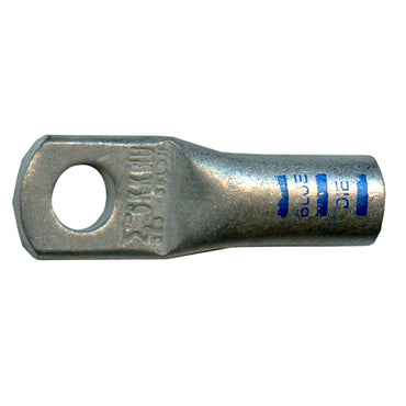 Mega HD Copper Lug - Plated 6 AWG 1/4" Stud Blue - 50 Pack