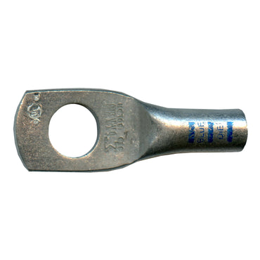 Mega HD Copper Lug - Plated 6 AWG 3/8" Stud Blue - 50 Pack