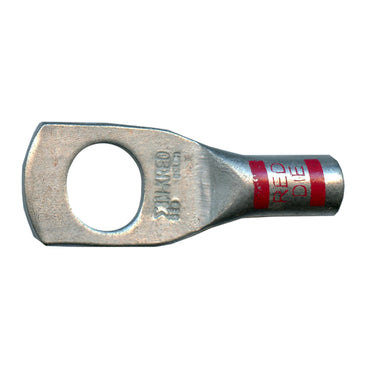 Mega HD Copper Lug - Plated 8 AWG 3/8" Stud Red - 50 Pack