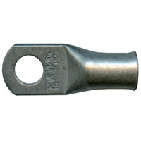 Standard Tinned Copper Lug 1/0 AWG 3/8" Ring Size - 100 Pack