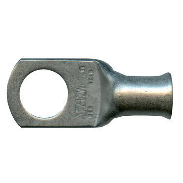 Standard Tinned Copper Lug 2 AWG 1/2" Ring Size - 10 Pack