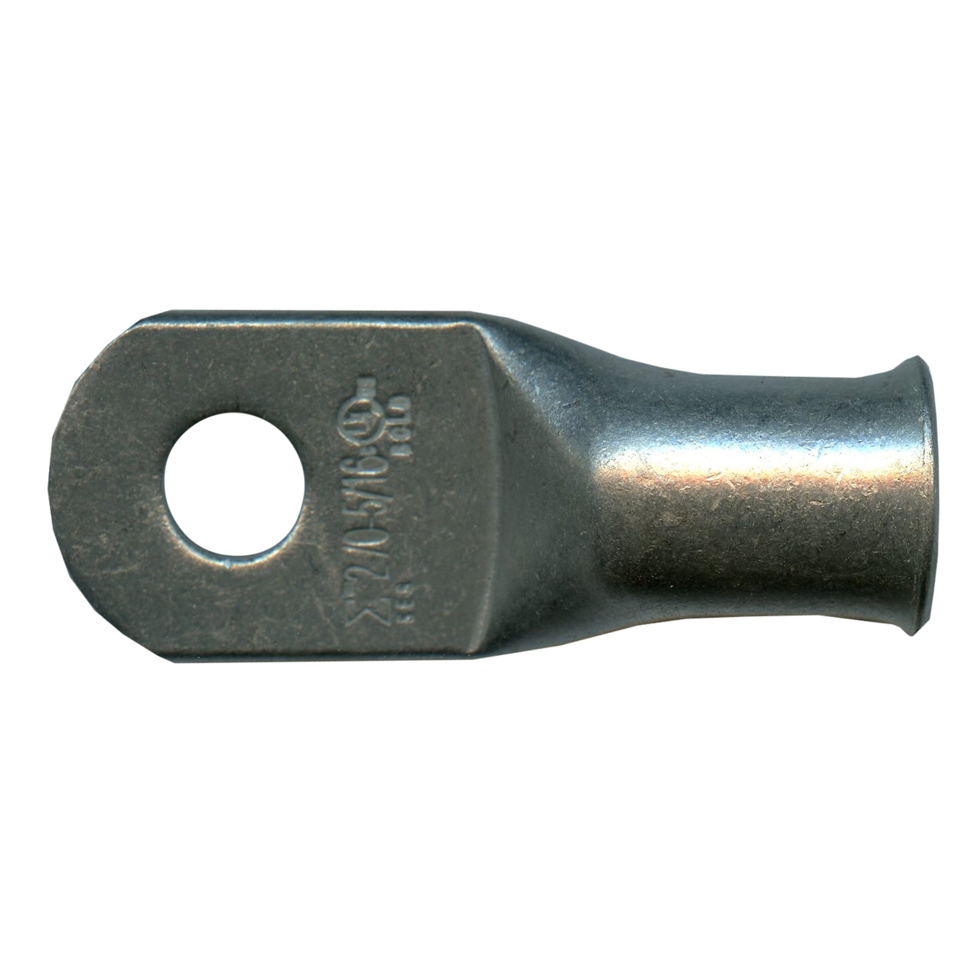 Standard Tinned Copper Lug 2/0 AWG 5/16" Ring Size - 100 Pack