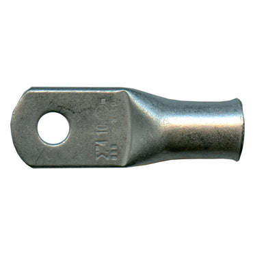 Standard Tinned Copper Lug 4 AWG #10 Ring Size - 10 Pack