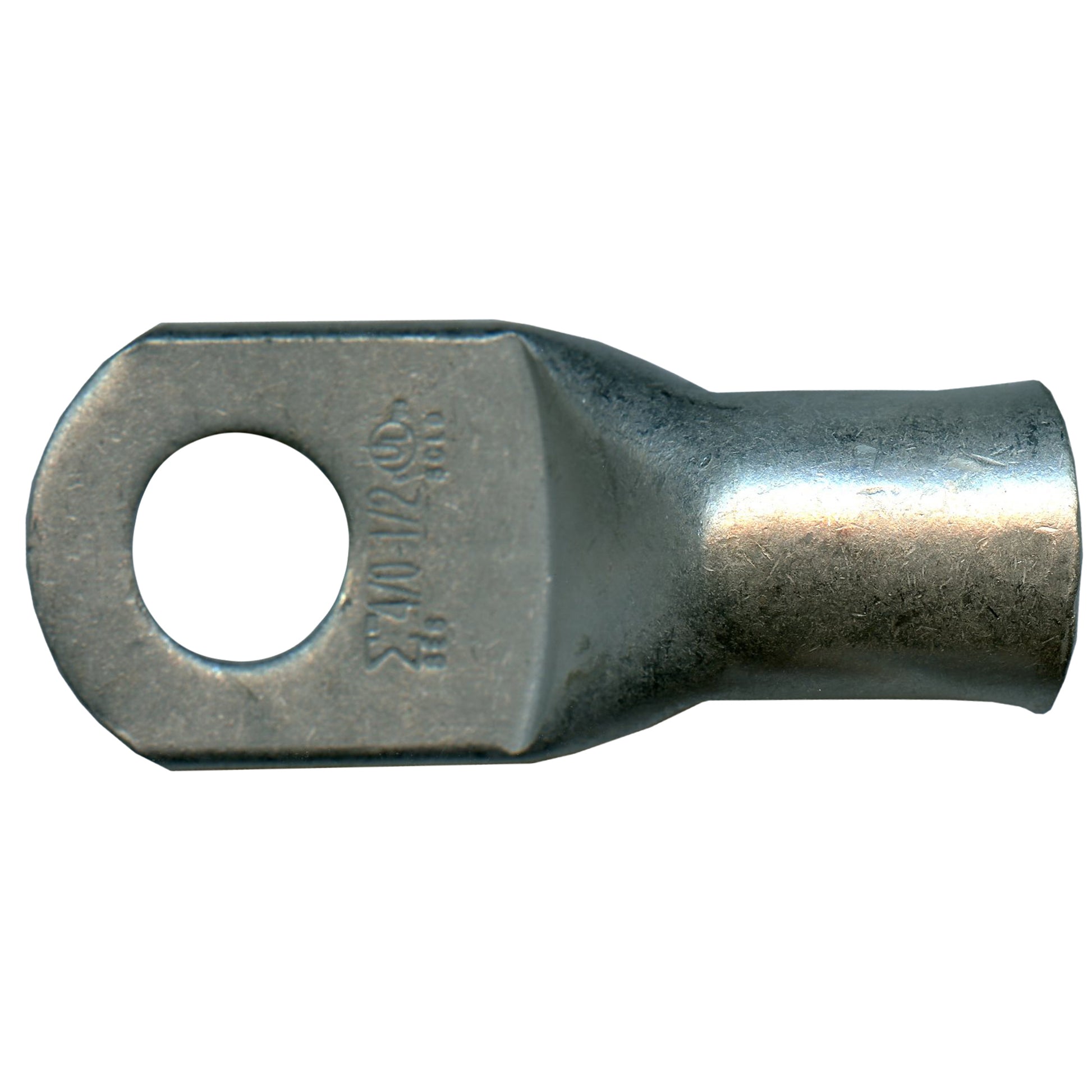 Standard Tinned Copper Lug 4/0 AWG 1/2" Ring Size - 100 Pack