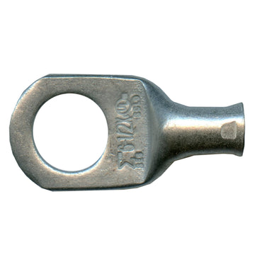 Standard Tinned Copper Lug 6 AWG 1/2" Ring Size - 10 Pack