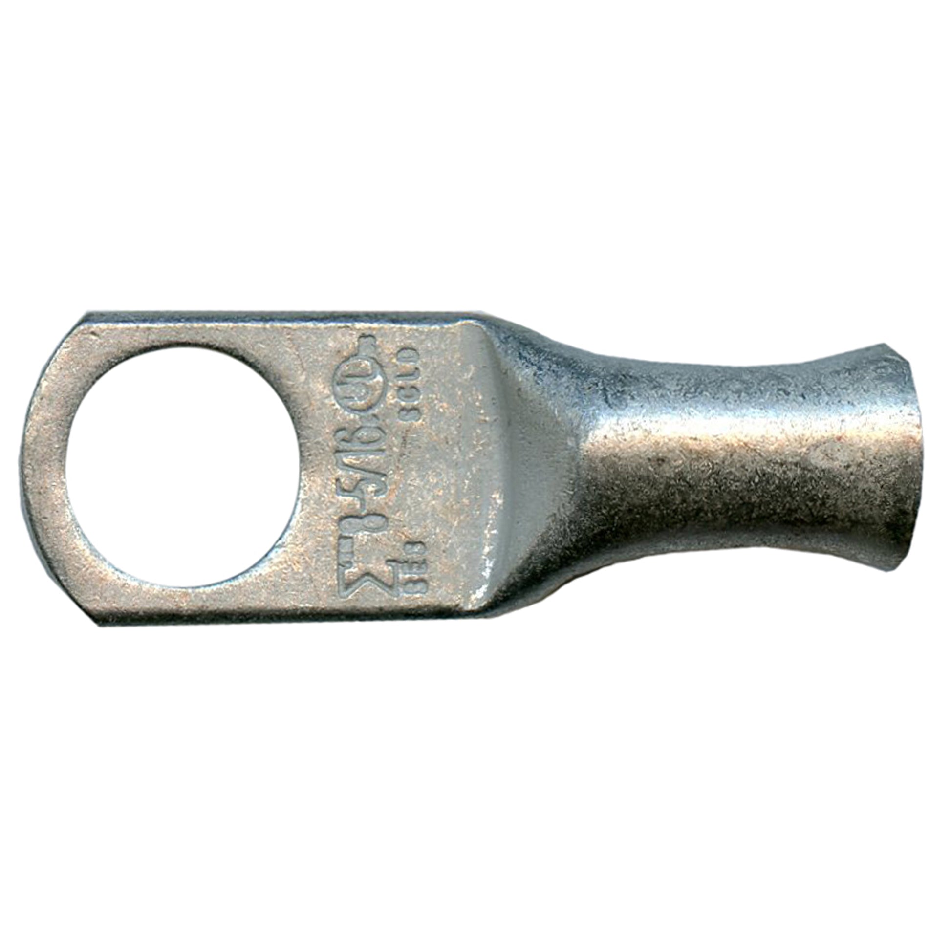 Standard Tinned Copper Lug 8 AWG 5/16" Ring Size - 100 Pack