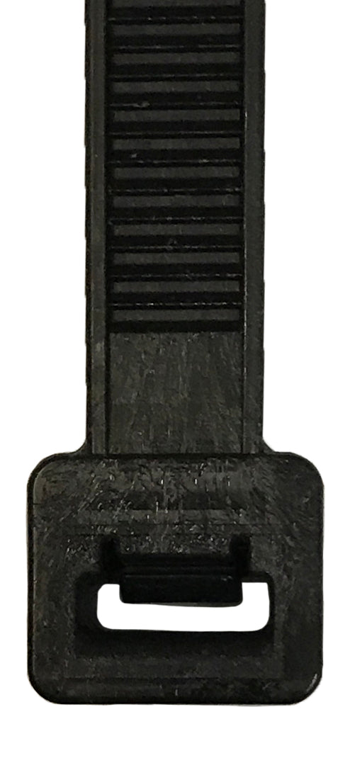 Heavy Duty Black 24" Inch Cable Ties 175 lbs - 50 Pack