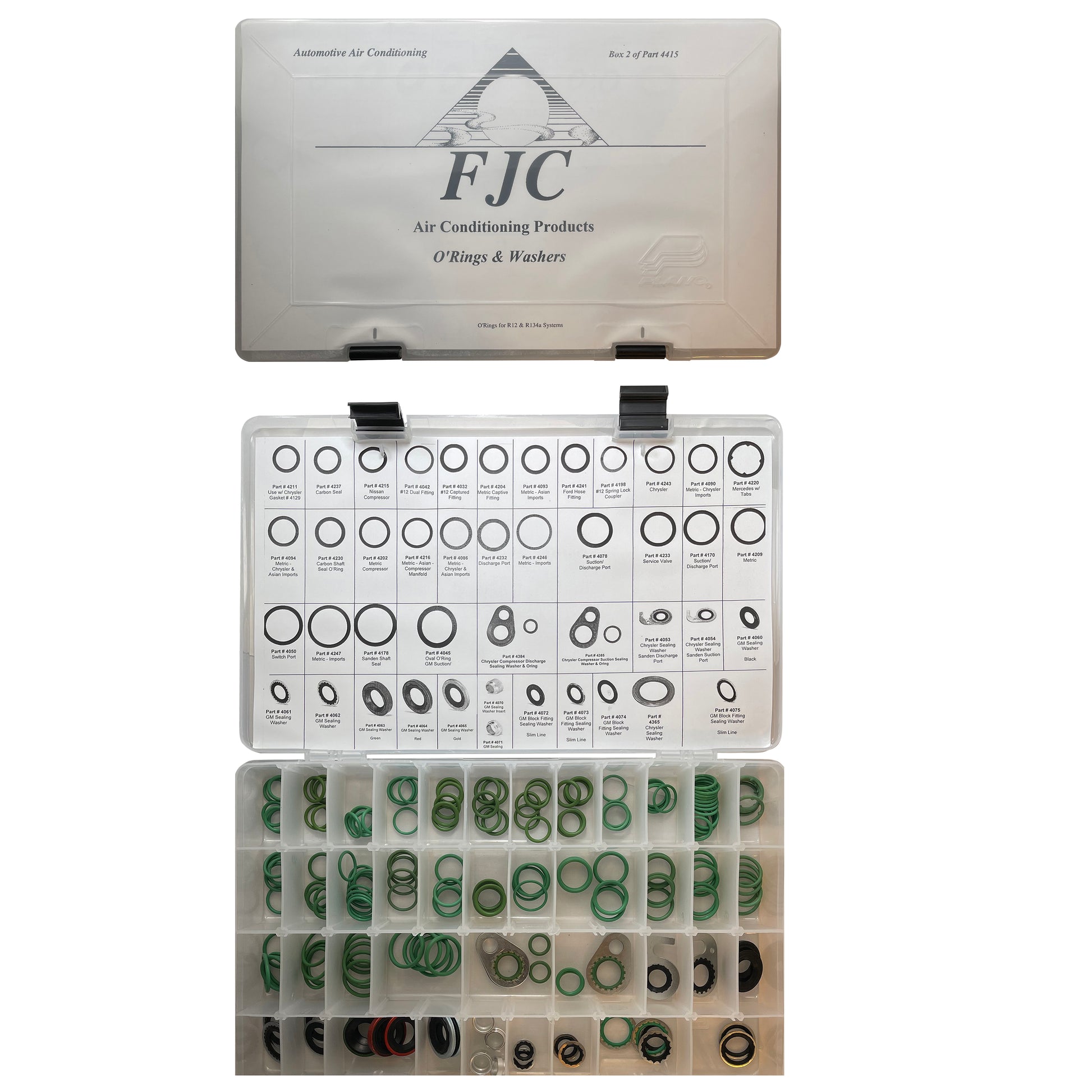 637 Piece Professional A/C Maintenance Assortment Kit - Over 131 Service Parts