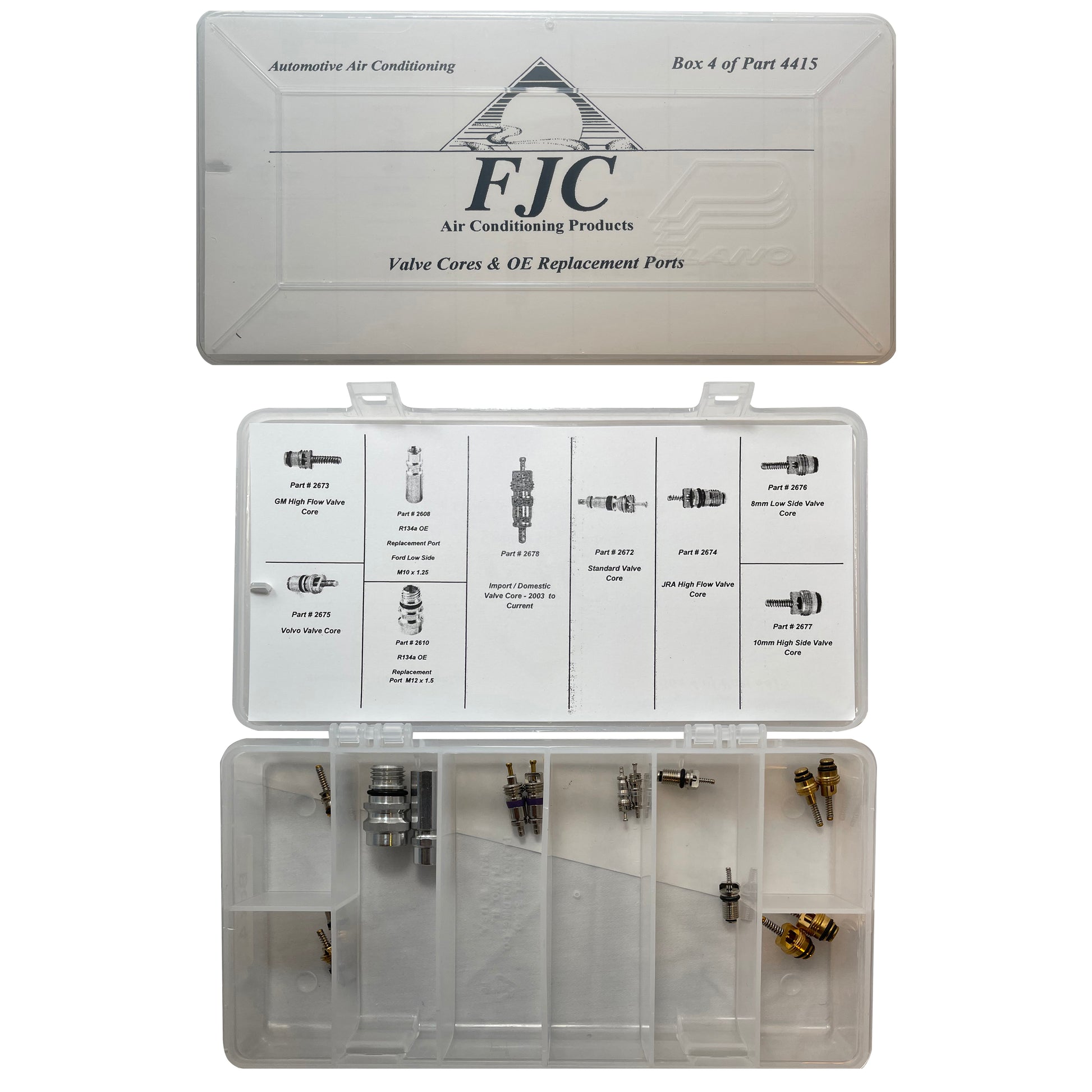 637 Piece Professional A/C Maintenance Assortment Kit - Over 131 Service Parts