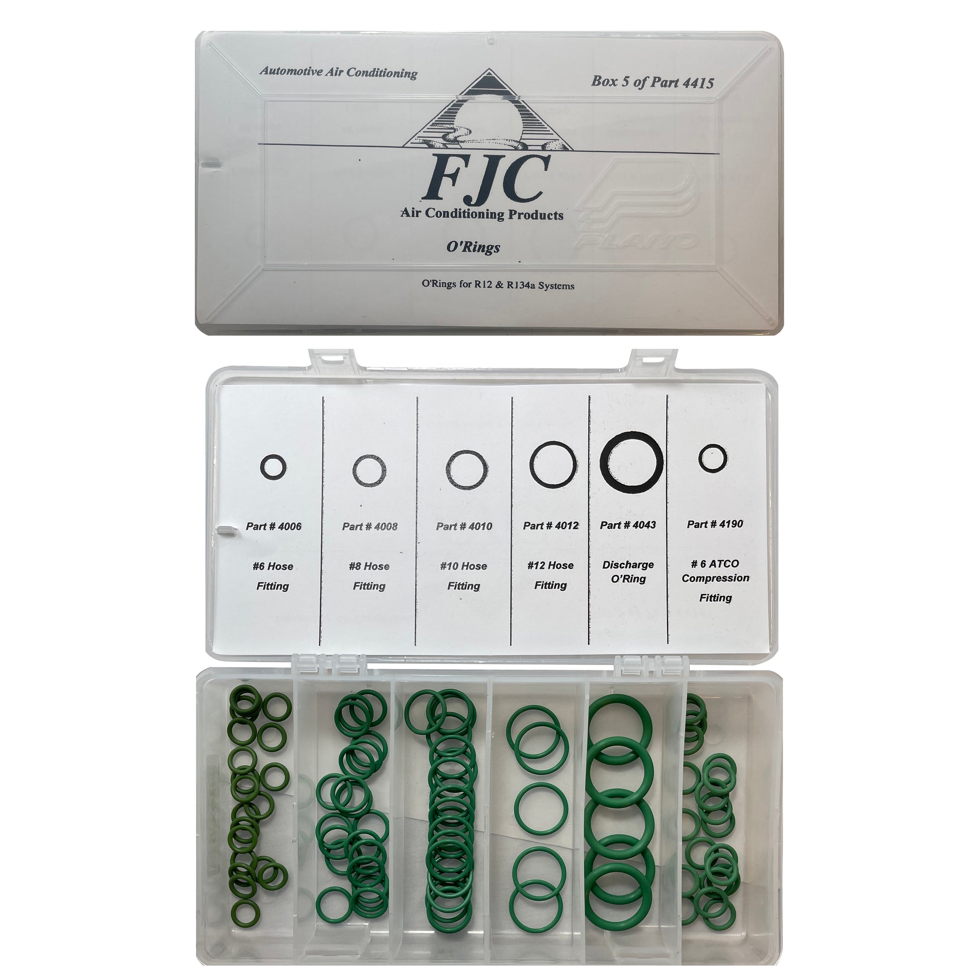 637 Piece Professional A/C Maintenance Assortment Kit - Over 131 Service Parts
