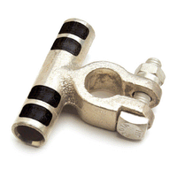 Flag Style 90 Degree Right Angle Battery Terminal 1/0 Gauge - Positive