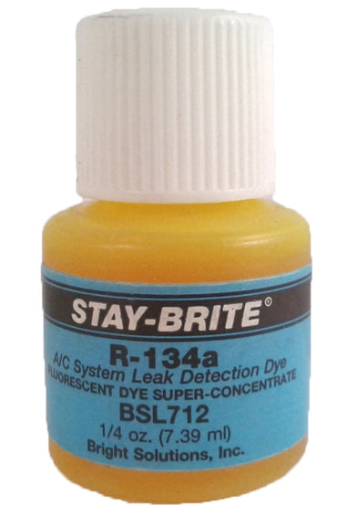 Stay-Brite 4-in-1 Leak Detection Dye- R134a- 0.25 fl. oz. bottle, each