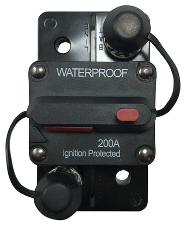 Waterproof Manual Reset Circuit Breaker - 200 Amp