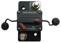 Waterproof Manual Reset Circuit Breaker - 80 Amp