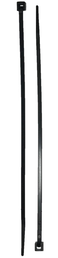 Standard Black 6" Inch Cable Ties 18 lbs - 100 Pack