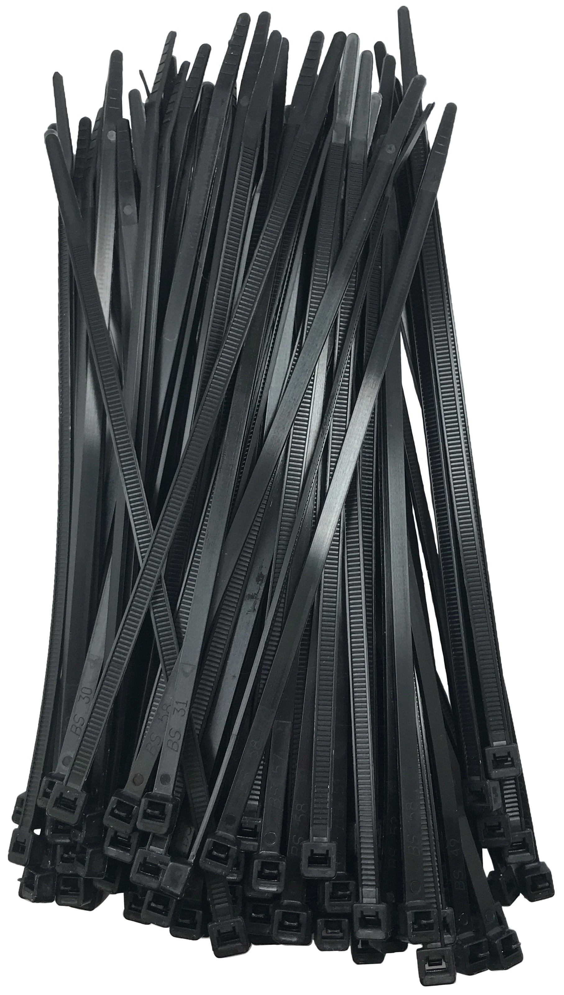 Releasable Black 7" Inch Cable Ties 50 lbs - 100 Pack
