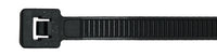 Releasable Black 7" Inch Cable Ties 50 lbs - 100 Pack