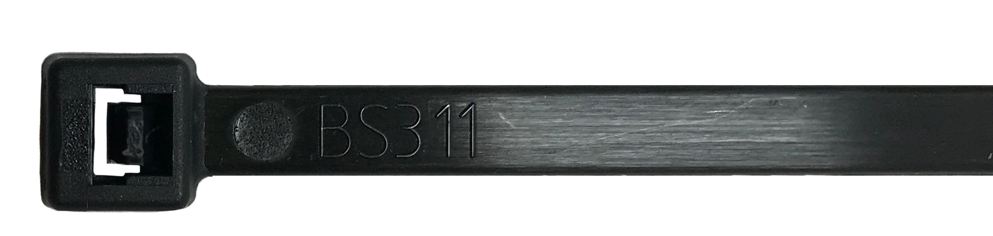 Releasable Black 7" Inch Cable Ties 50 lbs - 100 Pack