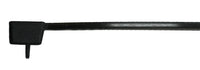 Releasable Black 7" Inch Cable Ties 50 lbs - 100 Pack