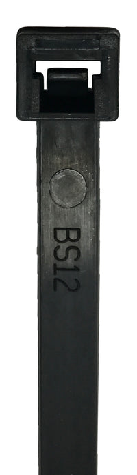 Standard Black 14" Inch Cable Ties 50 lbs - 100 Pack