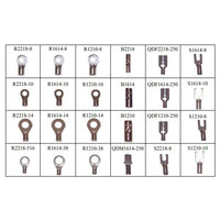 Non-Insulated Wire Terminal Connector Assortment Kit - 1200 Pieces