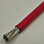 4 Gauge Red Marine Tinned Copper Battery Cable - UL Listed 1426 - 25 FT