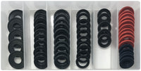 55 Piece Rubber Insert Oil Drain Plug Gasket Assortment Kit