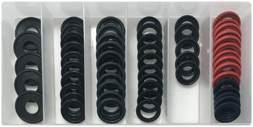 55 Piece Rubber Insert Oil Drain Plug Gasket Assortment Kit