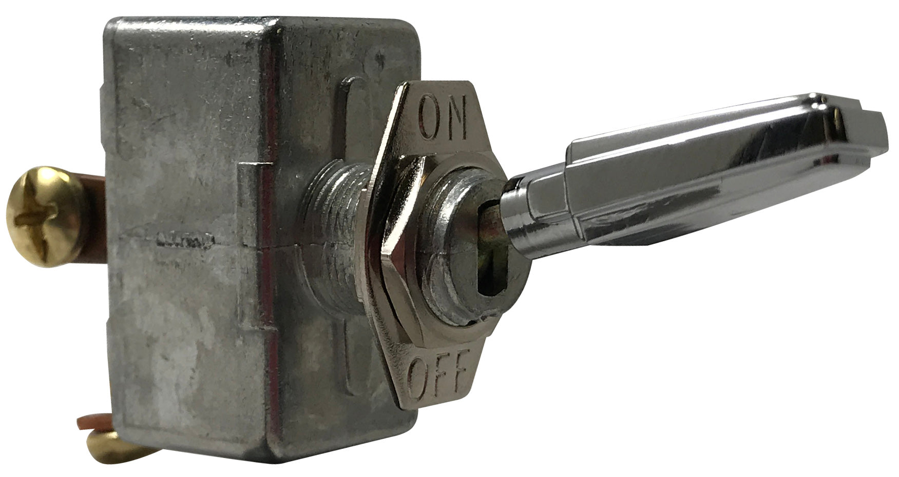 Universal Zinc Diecast Toggle Switch ON / OFF SPST - 12 Volts @ 50 Amps
