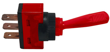 Universal Red Illuminated ON / OFF Toggle Switch SPST - 20 Amp @ 12 Volt