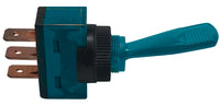 Universal Blue Illuminated ON / OFF Toggle Switch SPST - 20 Amp @ 12 Volt