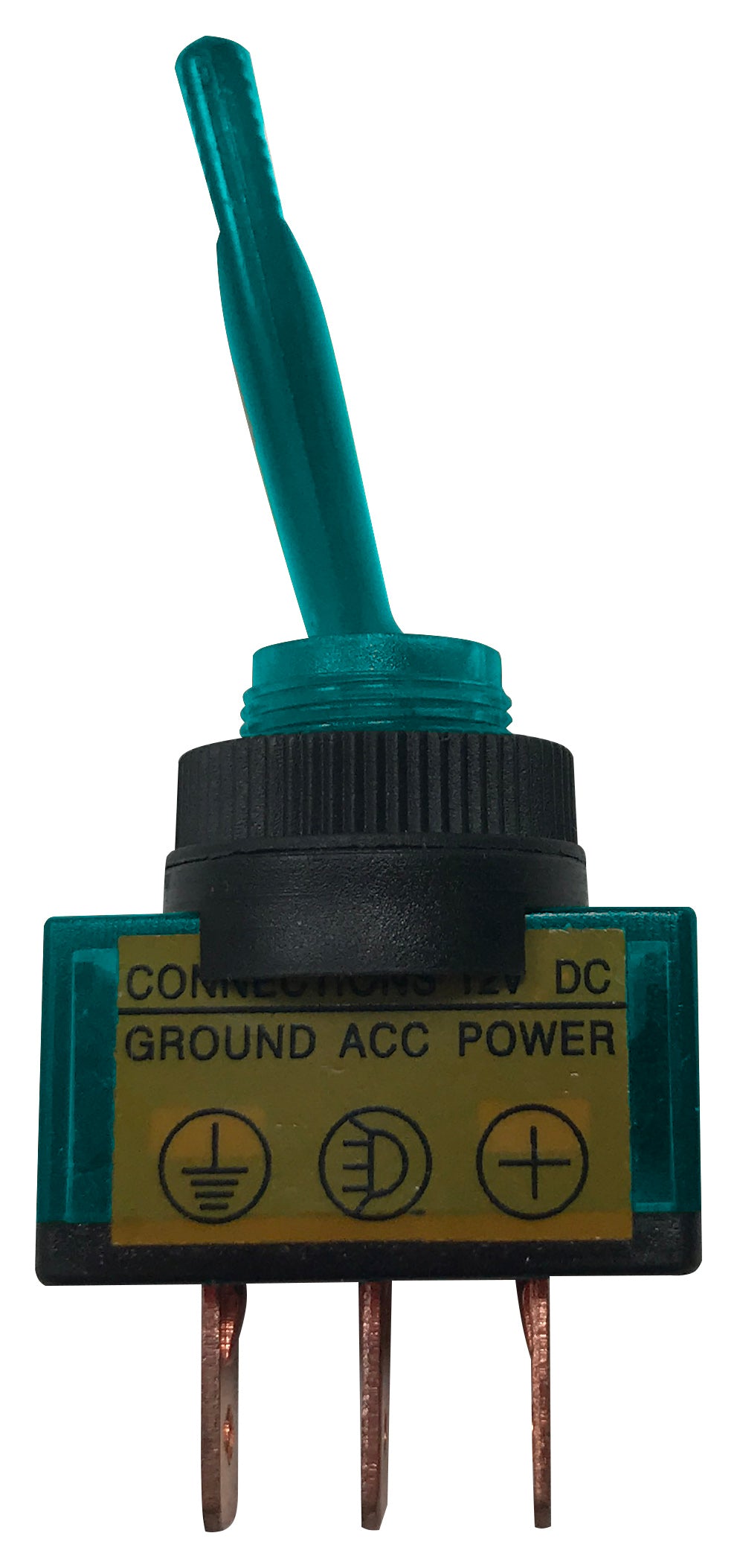 Universal Blue Illuminated ON / OFF Toggle Switch SPST - 20 Amp @ 12 Volt