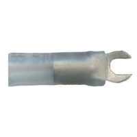Elektralink Heat Shrink & Solder White Spade Terminal 26-24 Gauge #4 Stud - 500 Pack