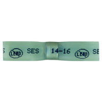 Elektralink Heat Shrink & Solder Blue Butt Connector Terminal 16-14 Gauge - 10 Pack