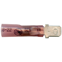 Elektralink Heat Shrink & Solder Male Quick Disconnect 22-18 Gauge .250 Tab - 50 Pack