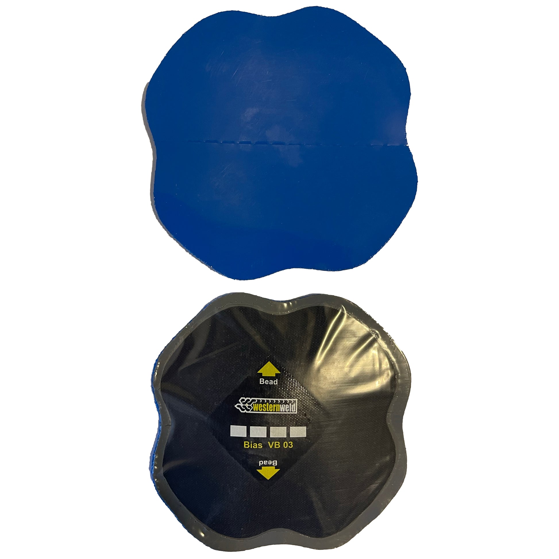 Bias Tire Repair Patch 4" Inch 100 MM 2 Ply - 10 Pack