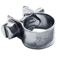 Fuel Injection Hose Clamps Solid Band 1/4 Inch - 100 per box