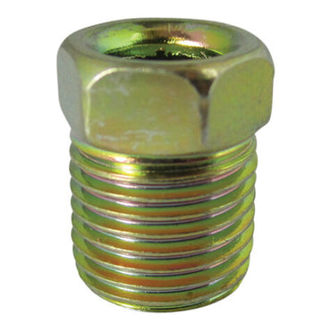 Standard Steel Invert Flare Tube Nut - 1/4" x 7/16" - 24 TPI - 10 Pack