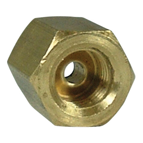 Brake Line Union Invert Flare Tube Nut 1/4" to 3/16" -24 TPI - Each