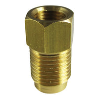 1/2-20 To 3/8-24 Brake Line Adapter - Brass Inverted Flare For - Foto 12