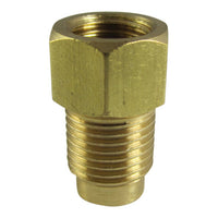 Brass Brake Line Adapters 3/16" (3/8" -24) 1/4" (7/16" -24) - Each